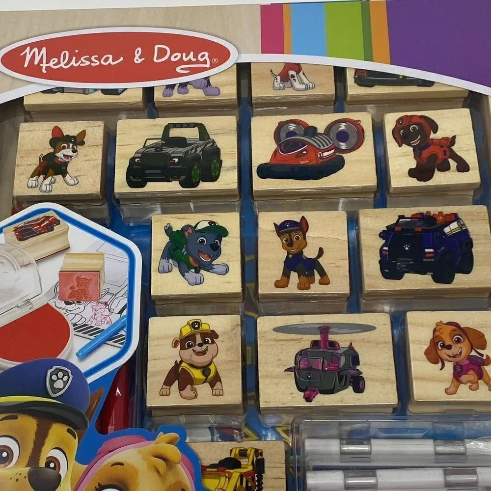 Melissa & Doug PAW Patrol Wooden Activity Stamp Set